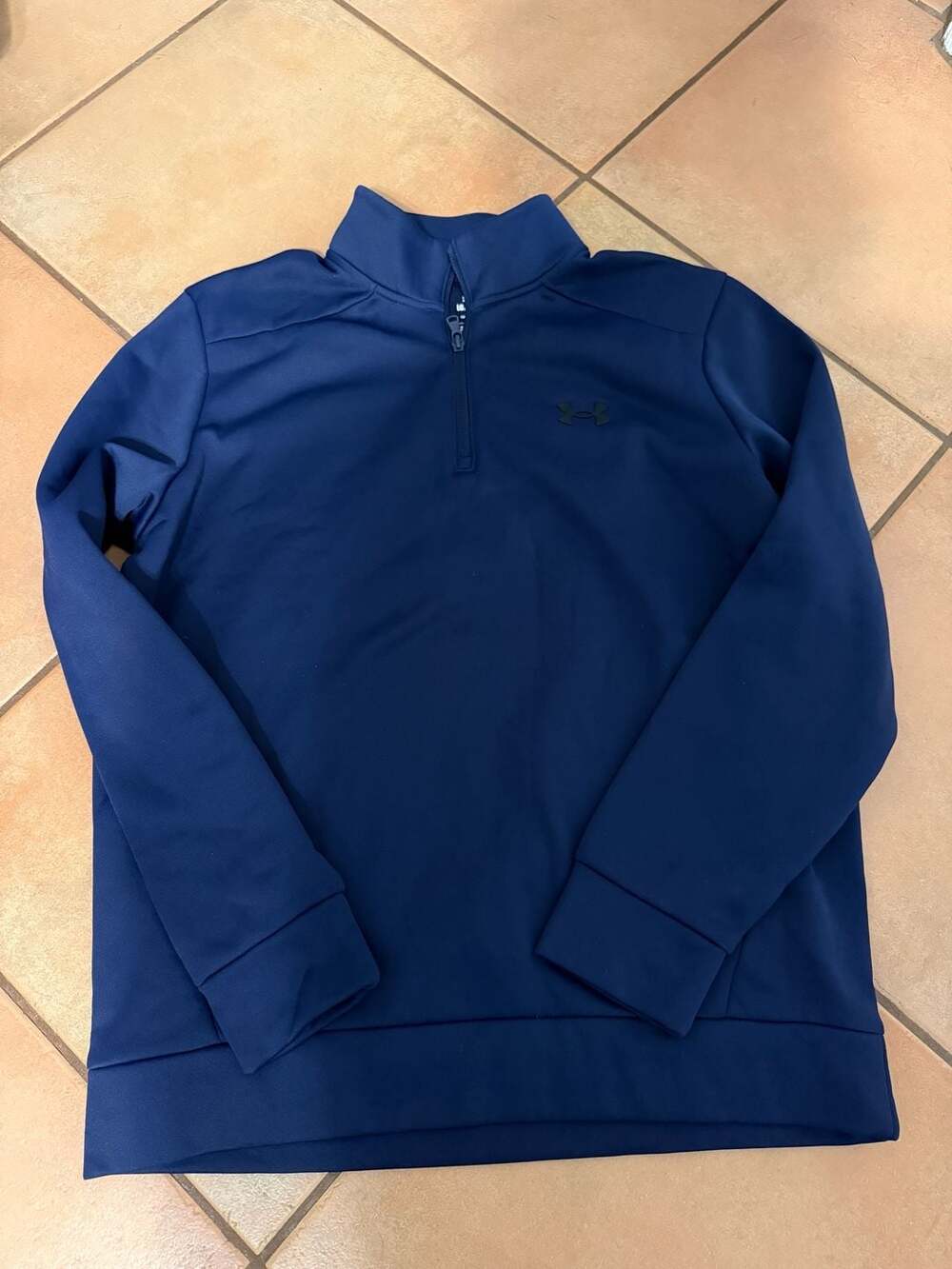 Under Armour Navy Blue Armour Fleece 1/4 Zip Pullover